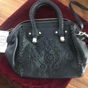 Jack Rogers Black Leather Handbag